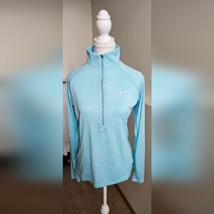 Light blue-green Under Armour half-zip
